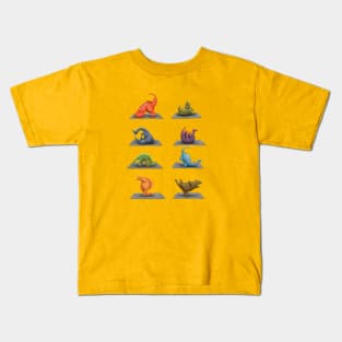 Yogasaurus Kids T-Shirt